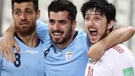 گل اول ایران به بحرین توسط سردار آزمون +فیلم