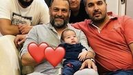 حسین یاری در جمع خانواده + عکس