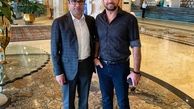 بهرام رادان در کنار مایه افتخارش+عکس