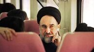 عکس یادگاری بازیگر زن کشف حجاب کرده با سید محمد خاتمی/عکس