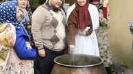 هانیه غلامی پای دیگ نذری