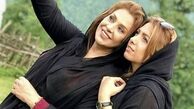 نسرین مقانلو و خواهرش + عکس