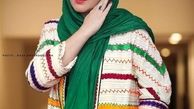 تیپ رنگی رنگی سارا منجزی پور+عکس