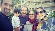 نیما کرمی و خانواده اش در گشت و گذار + عکس
