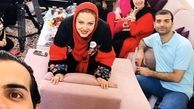 بهاره رهنما در پشت صحنه فیلم جدیدش + عکس