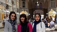 مارال فرجاد و دوستانش در بازار تبریز + عکس