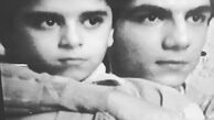 کودکی عباس غزالی و برادرش + عکس