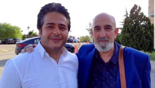 فرهاد آئیش در کنار امیر تاجیک + عکس