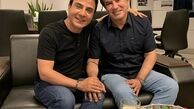 عمو پورنگ در خانه حمید استیلی + عکس