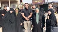 خانم بازیگر: امام حسین (ع) شگفت‌ زده‌ام کرد/عکس