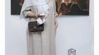 همسر جواد عزتی در یک مراسم + عکس