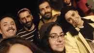 سلفی شبانه نسیم ادبی با دوستانش + عکس