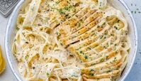 طرز تهیه پاستا فتوچینی با مرغ مجلسی با طعم بسیار عالی