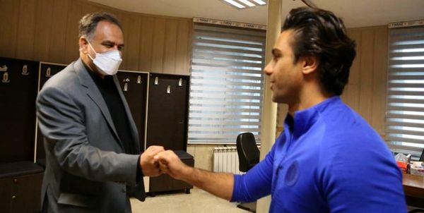 حضور  مدیرعامل استقلال در تمرین امروز این تیم