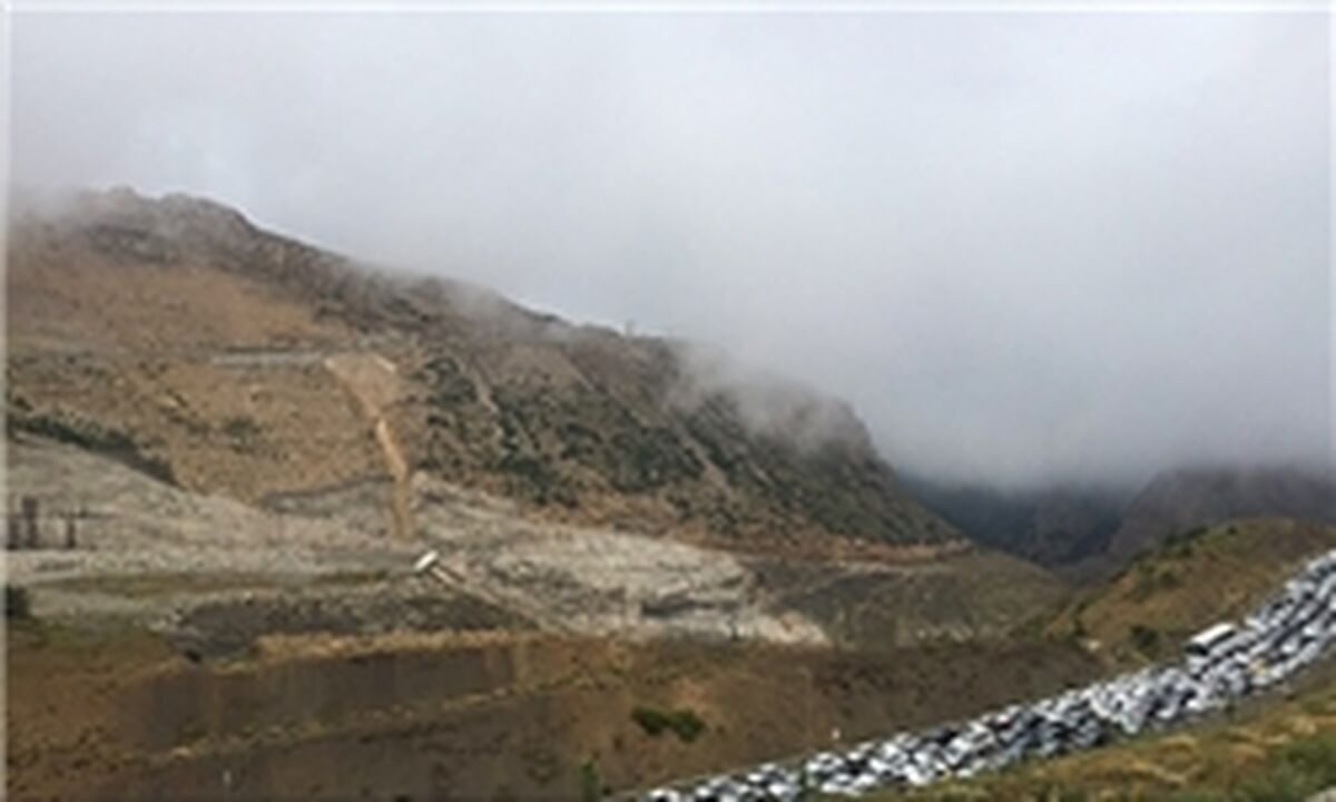 ترافیک سنگین در محور فیروزکوه