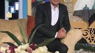 مجید اخشابی در یک برنامه تلویزیونی + عکس