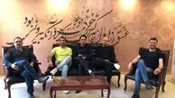 هادی کاظمی در جمع دوستانش + عکس