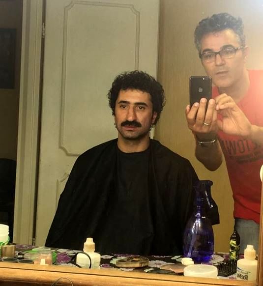 بازیگر "خداحافظ بچه" در تست گریم