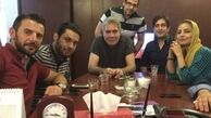 امین‌حیایی در جمع همکاران ‌جدیدش + عکس