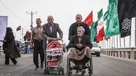 خروج زائران حسینی از مرز چذابه/تصاویر