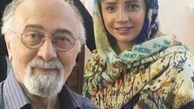 شبنم قلی خانی در کنار مرحوم پرویز پورحسینی + عکس