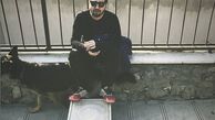 مانی نوری و سگش + عکس