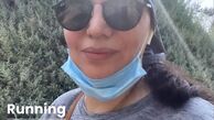 پیاده روی صبحگاهی الهام پاوه نژاد + عکس