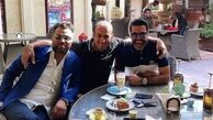 علیرضا نیکبخت و دوستانش در یک کافه لاکچری + عکس