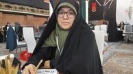 ضرورت انتقال پیام مظلومیت ملت فلسطین با هنر خطاطی + ویدئو