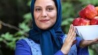 شبنم مقدمی در کنار صداپیشه «دیرین دیرین»/عکس
