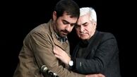 شهاب حسینی و یدالله صمدی در آغوش هم