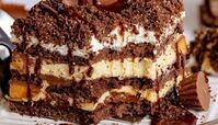 طرز تهیه کیک یخچالی با موز و گردو فوری و خوشمزه