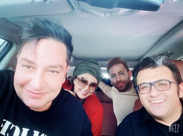 شهرام عبدلی و دوستانش + عکس