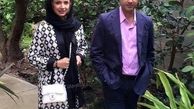 گردش شبنم قلی خانی و همسرش در پارک+عکس