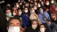 منوچهر هادی در جمع شاگردانش + عکس