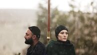 صابر ابر و فرشته حسینی زیر باران + عکس