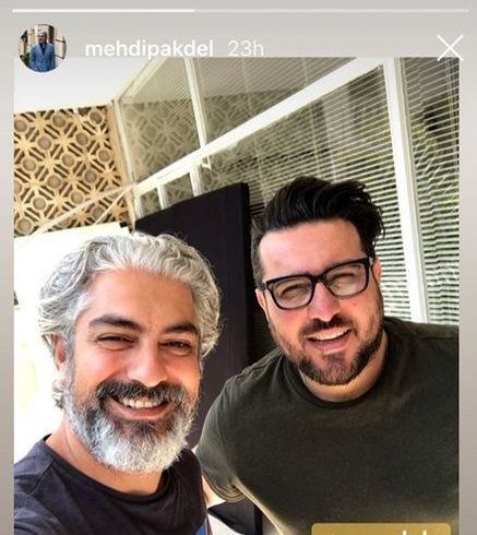 سلفی محسن کیایی با مرد خوشتیپ سینمای ایران + عکس