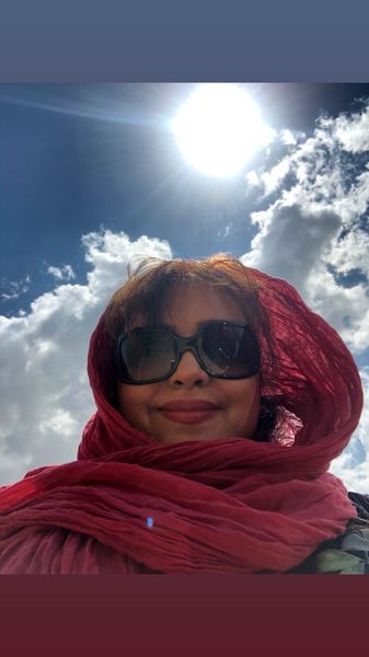 سلفی آسمانی لیلا برخورداری + عکس