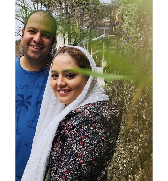 طبیعت گردی علی اوجی و همسرش + عکی