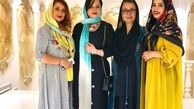 تیپ و استایل مهراوه شریفی نیا در کنار خواهرش