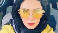 تیپ زرد خانم بازیگر مشهور + عکس