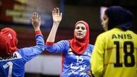 پیروزی تیم بسکتبال بانوان کوشاسپهر برابر دلاساله فلسطین