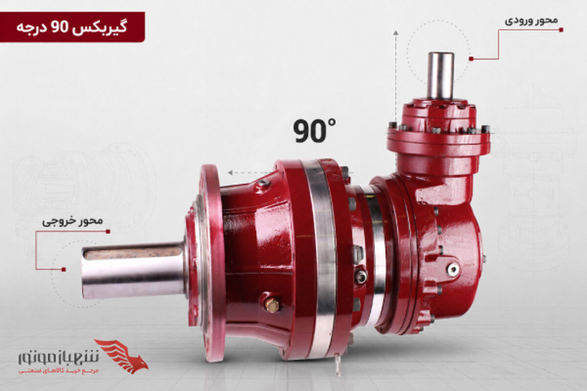 کدام گیربکس برای انتقال توان در زاویه 90 درجه مناسب‌تر است؟ 