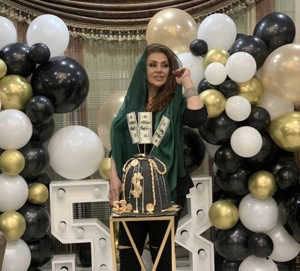 تولد لاکچری 53 سالگی نسرین مقانلو + عکس