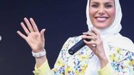خانم کمدین مثل همیشه شاد