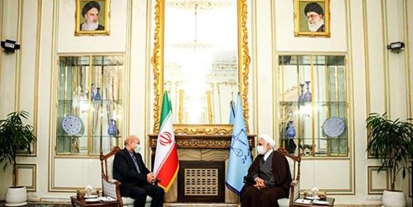  قالیباف با حجت‌الاسلام محسنی اژه‌ای دیدار کرد 