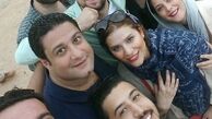سلفی دوستانه جمعی از بازیگران + عکس