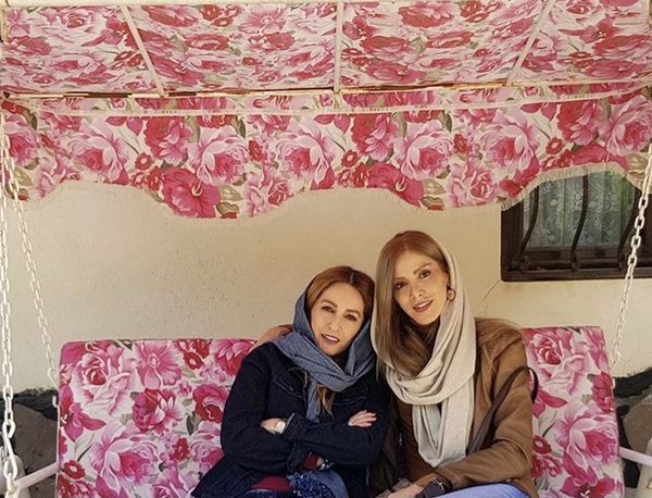 شقایق دهقان و خواهرش + عکس