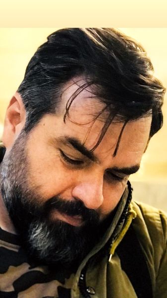 شهرام قائدی با مدل مویی متفاوت + عکس