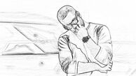 نقاشی سیاه قلمی از میلاد کی مرام + عکس